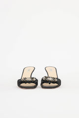Prada Satin Jewel Sandal