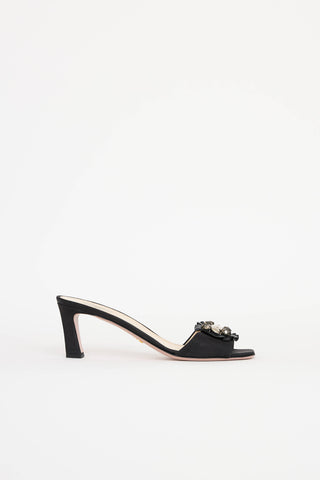 Prada Satin Jewel Sandal