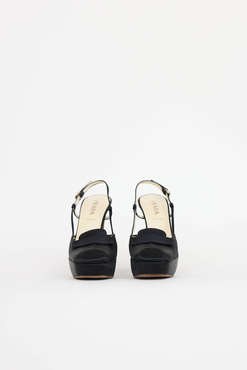 Prada Platform Slingback Heel