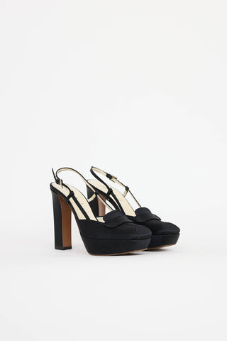 Prada Platform Slingback Heel
