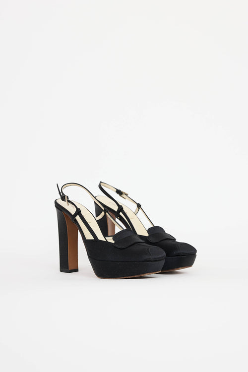 Prada Platform Slingback Heel