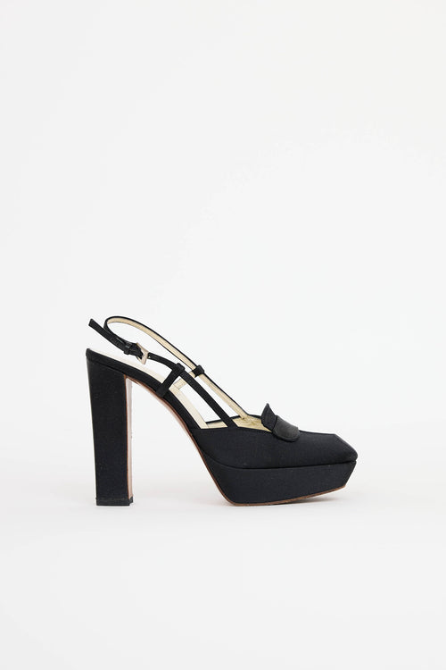 Prada Platform Slingback Heel