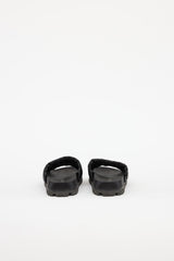Prada Sequin Logo Lug Slide