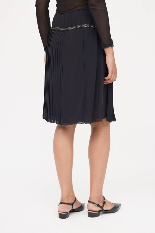 Prada Pleated Bead Skirt