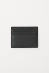 Prada Black & Silver Leather Logo Cardholder