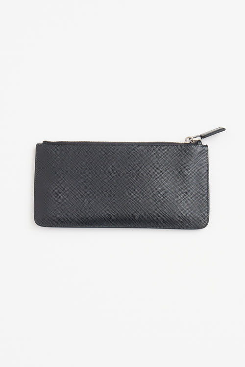 Prada Black Saffiano Bellhop Pouch