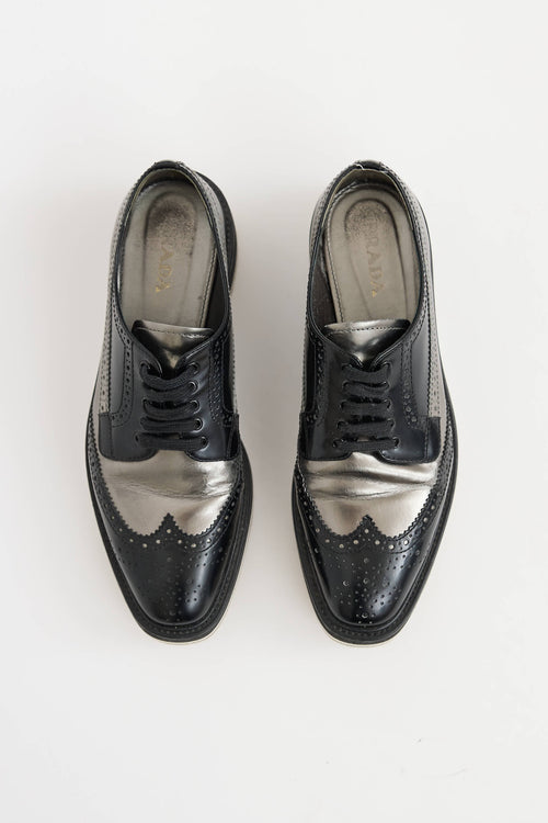 Prada Brogue Oxford Loafer