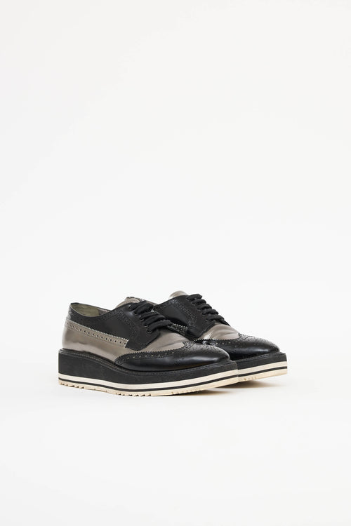Prada Brogue Oxford Loafer