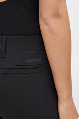 Prada Black Slim Cropped Trouser