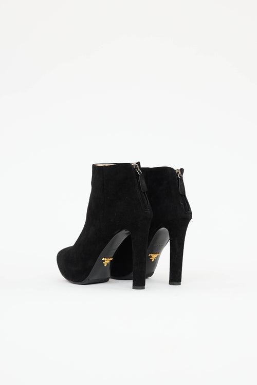 Prada Suede Ankle Boot