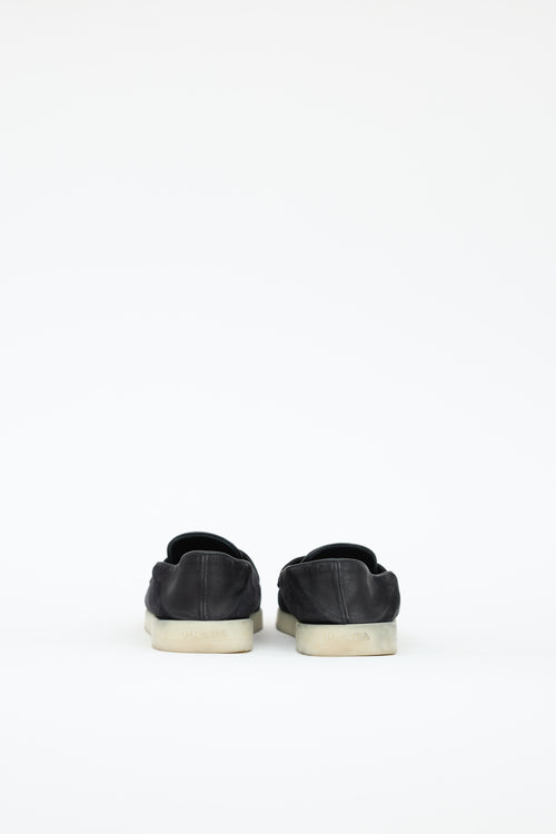 Prada Suede Logo Loafer