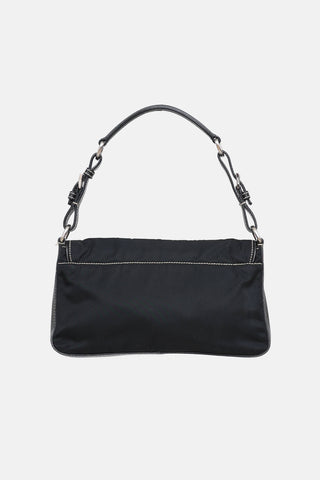 Prada Saffiano Tessuto Flap Bag