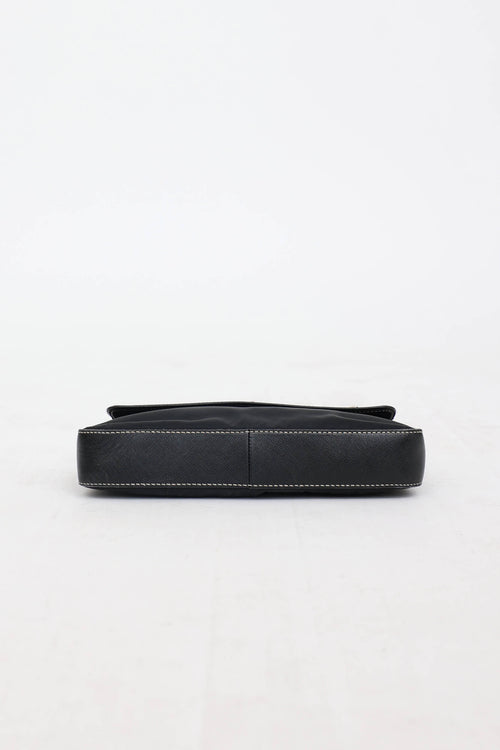 Prada Saffiano Tessuto Flap Bag