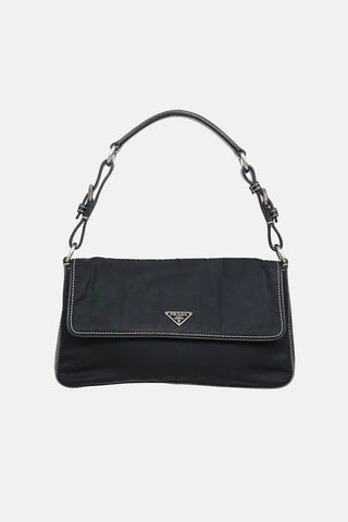 Prada Saffiano Tessuto Flap Bag