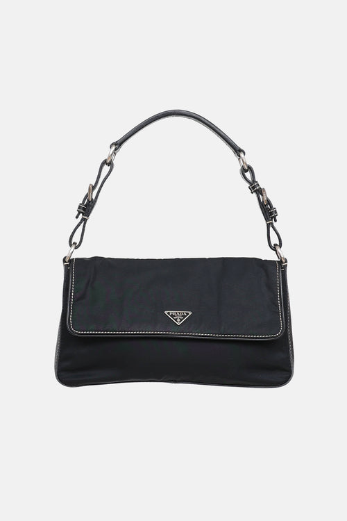 Prada Saffiano Tessuto Flap Bag