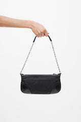 Prada Black Tessuto Logo Bag