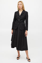 Prada Black Three Pocket Blazer