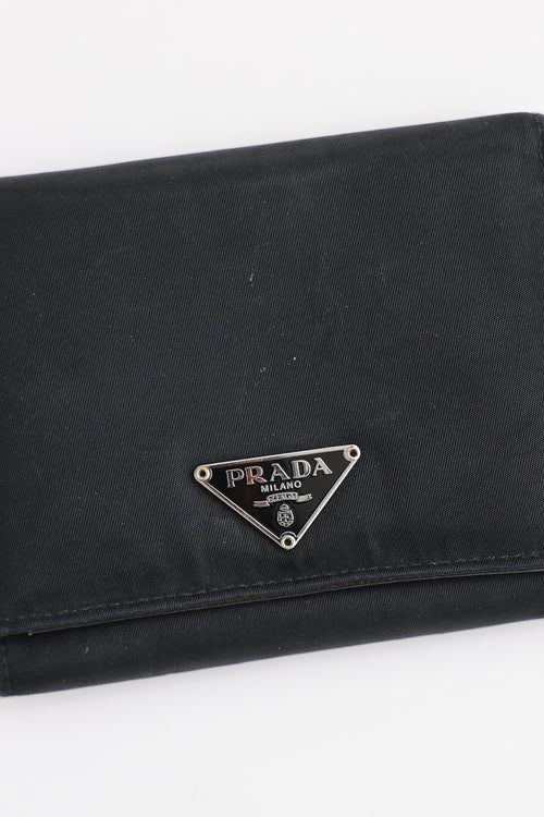 Prada Nylon Tri-Fold Wallet