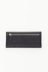 Prada Black Vitello Move Leather & Nylon Wallet
