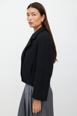 Prada Black Woven Blazer