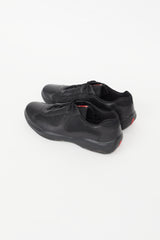 Prada Black Americas Cup Sneaker