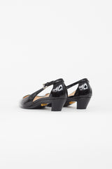 Prada Black Patent Pointed Toe Heel