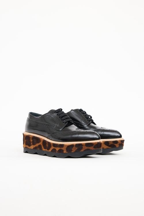 Prada Platform Brogue Oxford Loafer