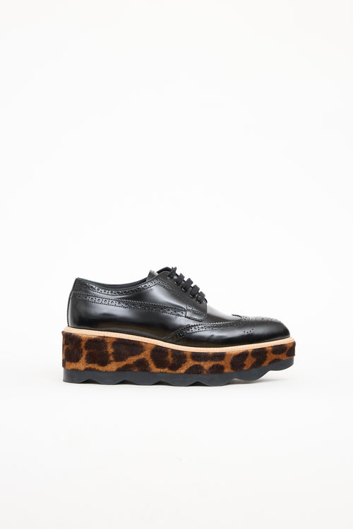 Prada Platform Brogue Oxford Loafer