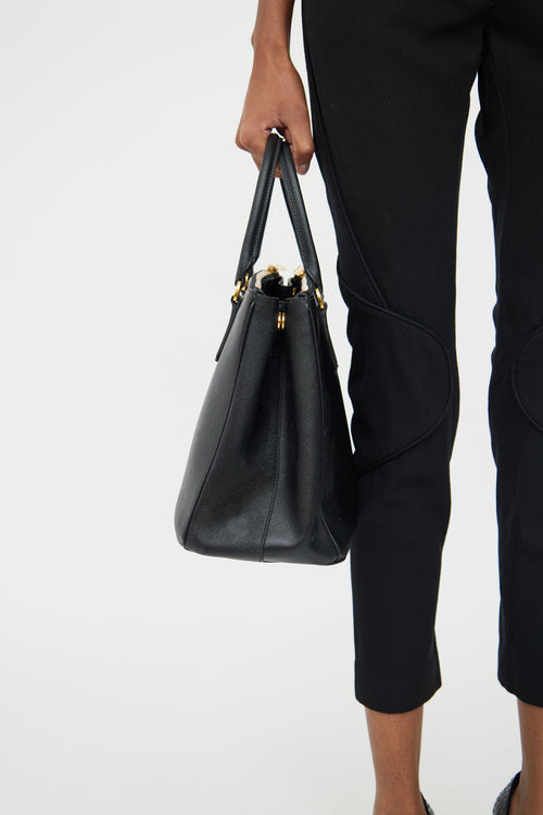 Prada Black Saffiano Galleria Bag