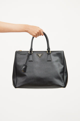 Prada Black Saffiano Leather Galleria Bag