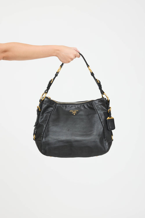 Prada Calf Leather Shoulder Bag