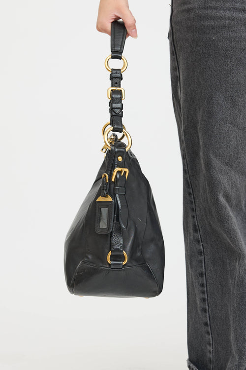 Prada Calf Leather Shoulder Bag