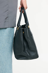 Prada Leather Vitello Daino Tote Bag
