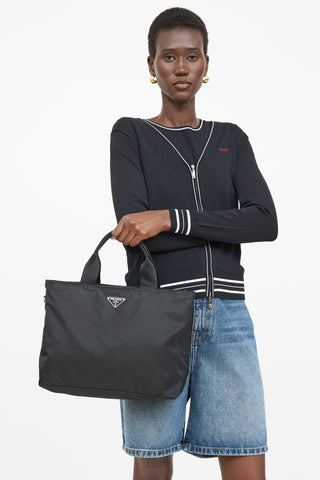 Prada Black Nylon Crossbody Bag