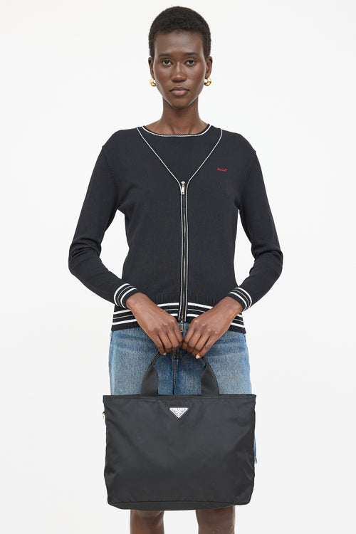 Prada Black Nylon Crossbody Bag