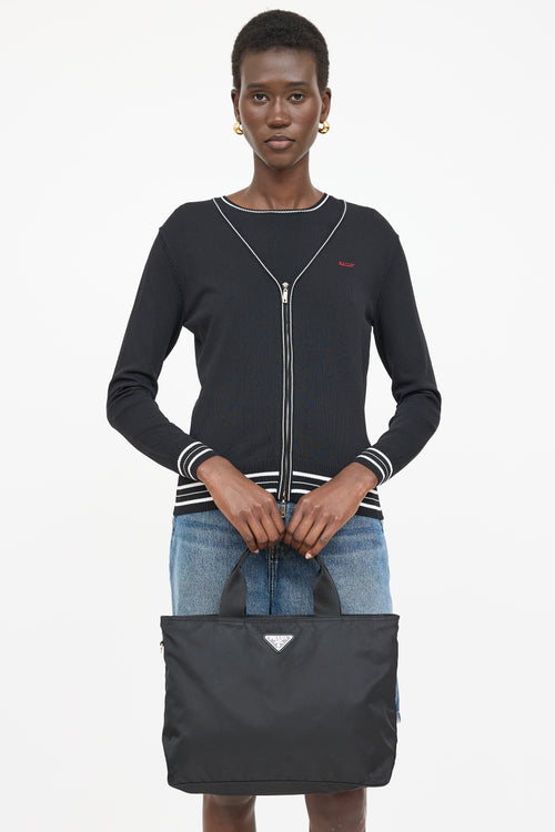 Prada Black Nylon Crossbody Bag