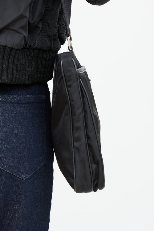 Prada Tessuto Saffiano Crossbody Bag