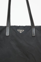 Prada Nylon Contrast Stitch Tote