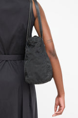 Prada Nylon Contrast Stitch Tote