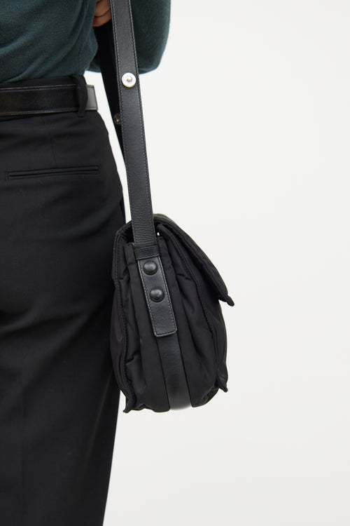 Padded Re-Nylon Traveller Shoulder Bag