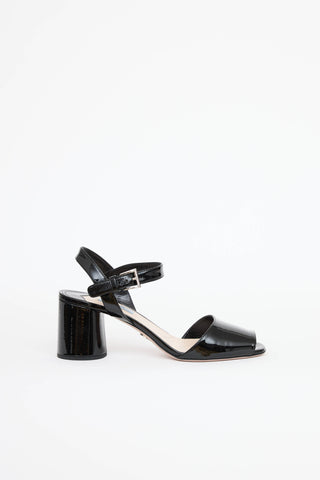 Prada Patent Heel Sandal