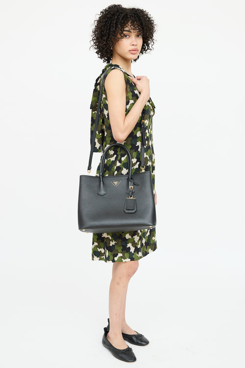 Prada Saffiano Cuir Double Bag