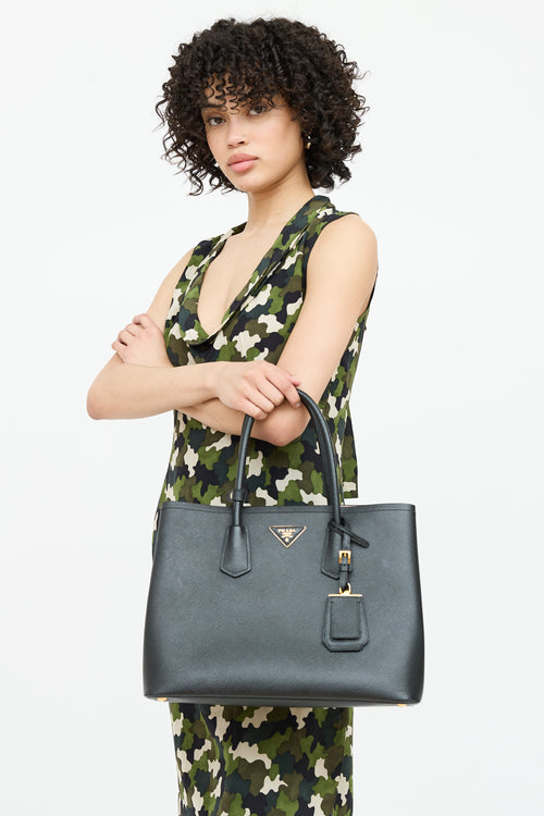 Prada Saffiano Cuir Double Bag