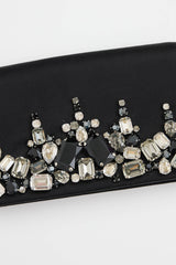 Prada Satin Crystal Clutch