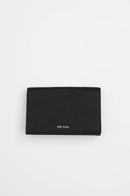 Prada Satin Crystal Clutch