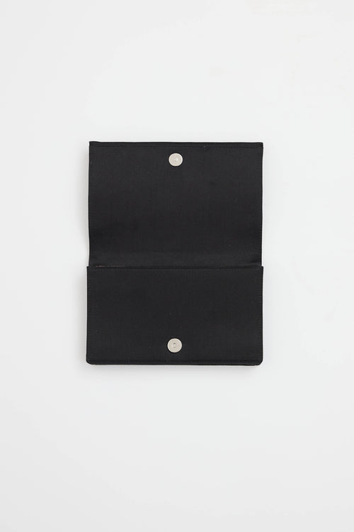 Prada Satin Crystal Clutch