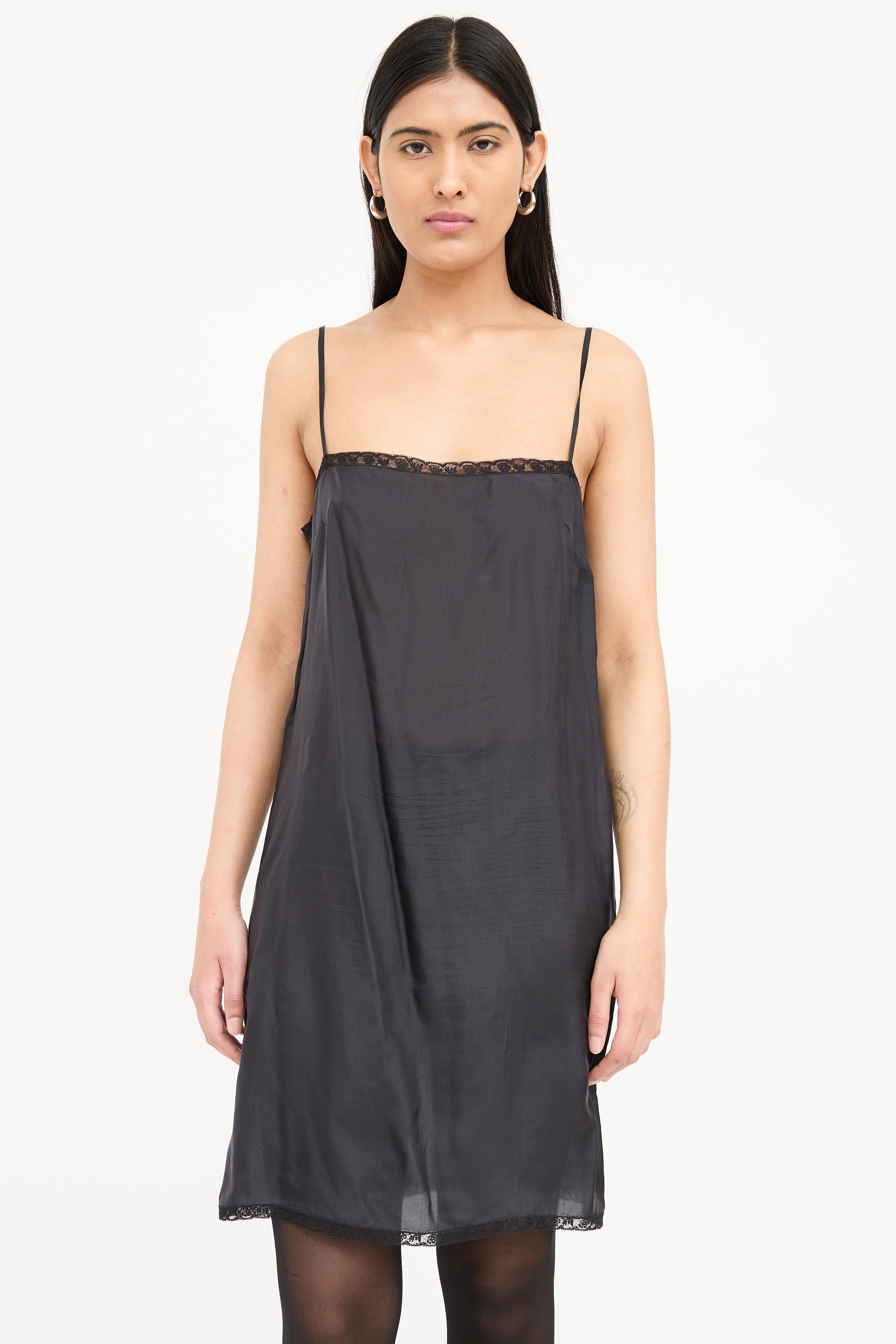 Prada // Lace Trim Slip Dress VSP Consignment Prada // Lace Trim Slip Dress VSP Consignment