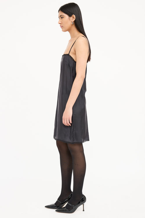 Prada Lace Trim Slip Dress