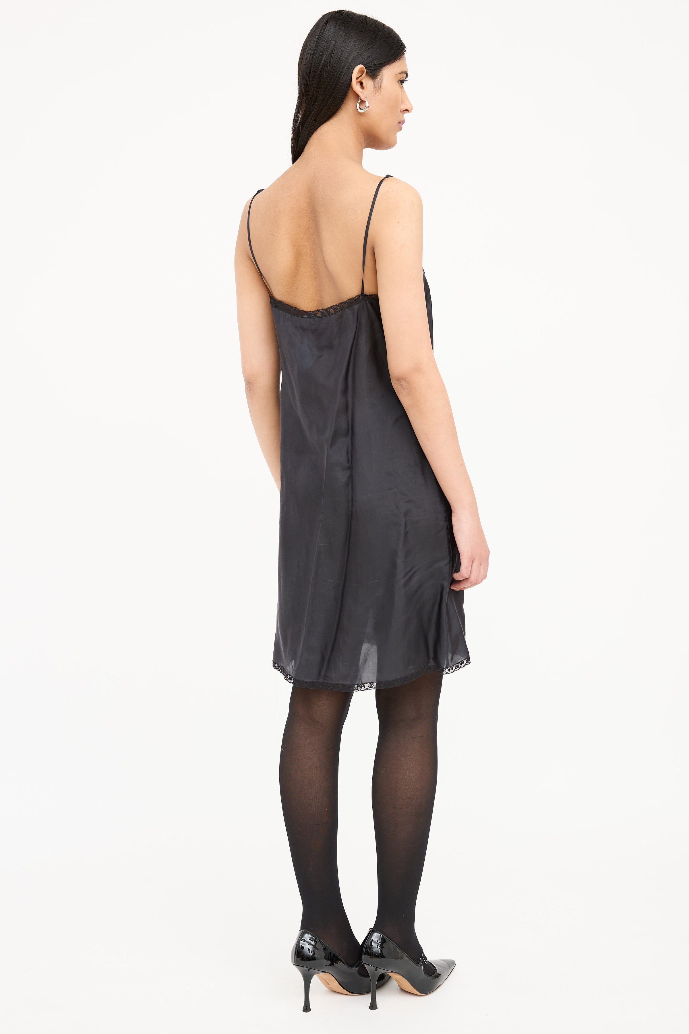 Prada // Lace Trim Slip Dress VSP Consignment Prada // Lace Trim Slip Dress VSP Consignment