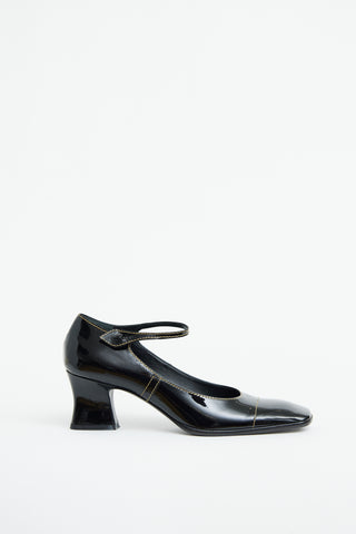 FW 2001 Black Patent Mary Jane Pump